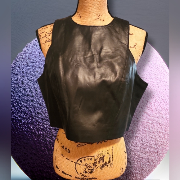 MSRP $198 Lita by by Ciara Leather Front Tank. Size XL. NWT - Picture 6 of 10